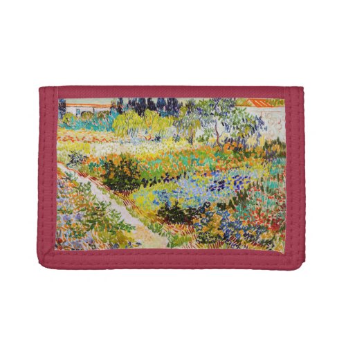 Vincent van Gogh _ Garden at Arles Trifold Wallet