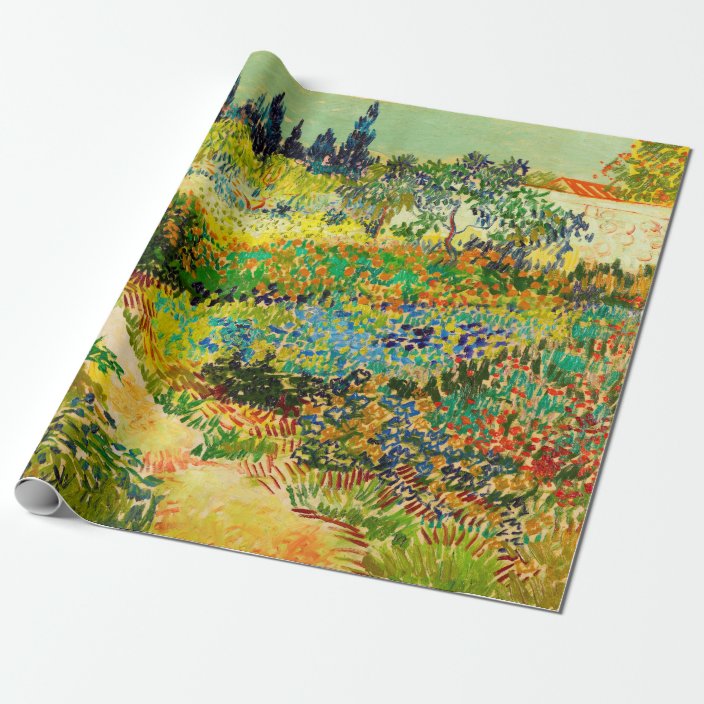 Vincent Van Gogh Garden At Arles Wrapping Paper Zazzle Com - Vincent Van Gogh Garden At Arles Vincent Van Gogh Garden At Arles Wrapping Paper Zazzle Com - Vincent Van Gogh Garden At Arles