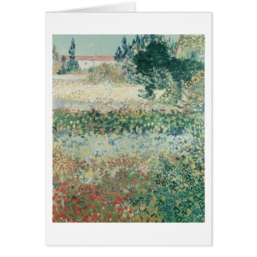 Vincent van Gogh | Garden in Bloom, Arles, 1888 (Front)