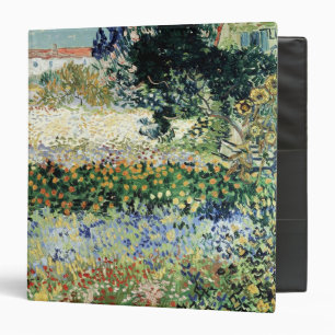Vincent van Gogh Garden in Bloom, Arles, 1888 3 Ring Binder