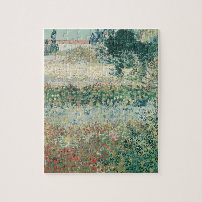 Vincent van Gogh | Garden in Bloom, Arles, 1888 Jigsaw Puzzle (Vertical)