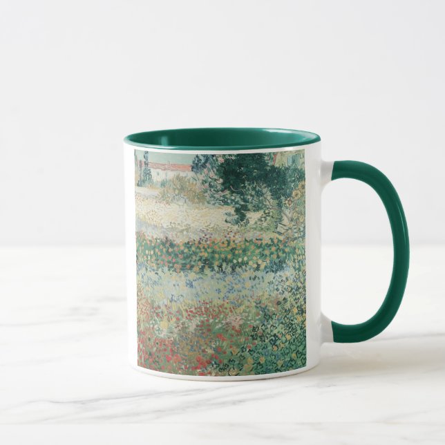 Vincent van Gogh | Garden in Bloom, Arles, 1888 Mug (Right)