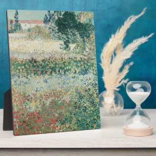 Vincent van Gogh   Garden in Bloom, Arles, 1888 Plaque