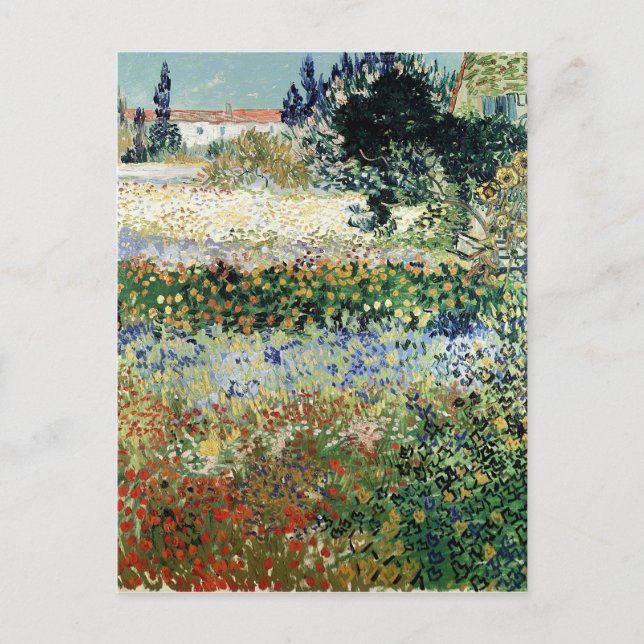Vincent van Gogh | Garden in Bloom, Arles, 1888 Postcard (Front)