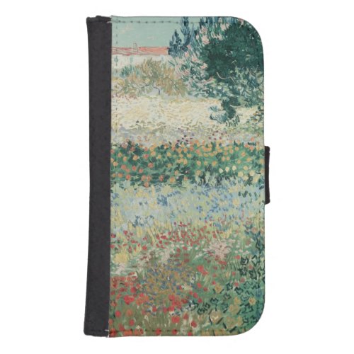 Vincent van Gogh  Garden in Bloom Arles 1888 Phone Wallet