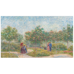 Vincent van Gogh - Garden in Montmarte with Lovers Tablecloth