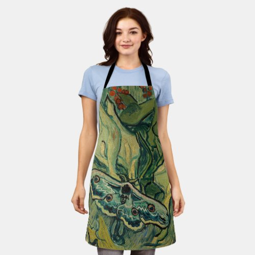 Vincent van Gogh _ Giant Peacock Moth Apron