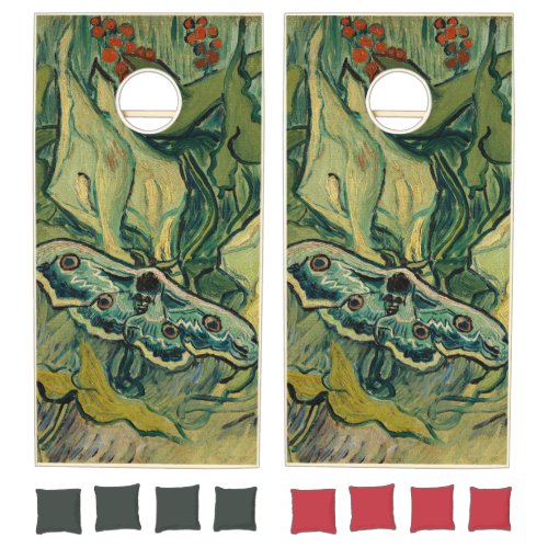 Vincent van Gogh _ Giant Peacock Moth Cornhole Set