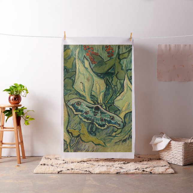 Vincent van Gogh - Giant Peacock Moth Fabric (In Situ)