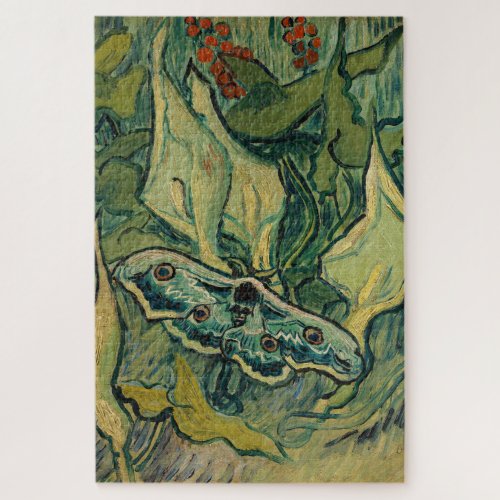 Vincent van Gogh _ Giant Peacock Moth Jigsaw Puzzle