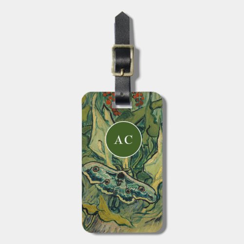 Vincent van Gogh _ Giant Peacock Moth Luggage Tag