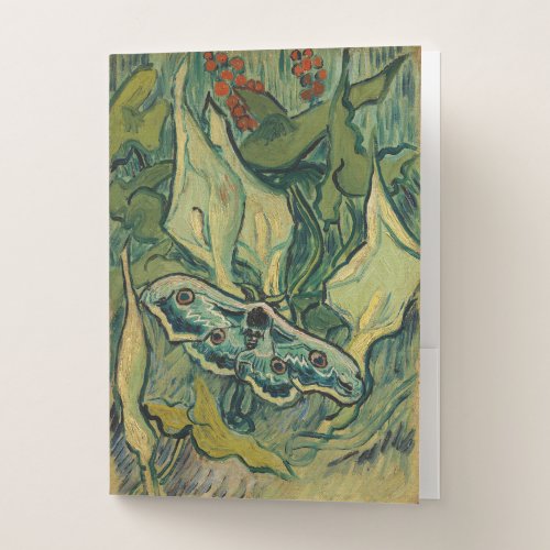 Vincent van Gogh - Giant Peacock Moth Pocket Folder