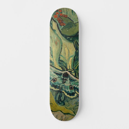 Vincent van Gogh _ Giant Peacock Moth Skateboard