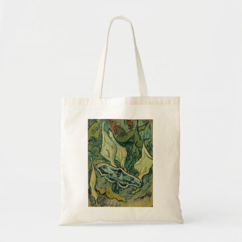 Vincent van Gogh _ Giant Peacock Moth Tote Bag