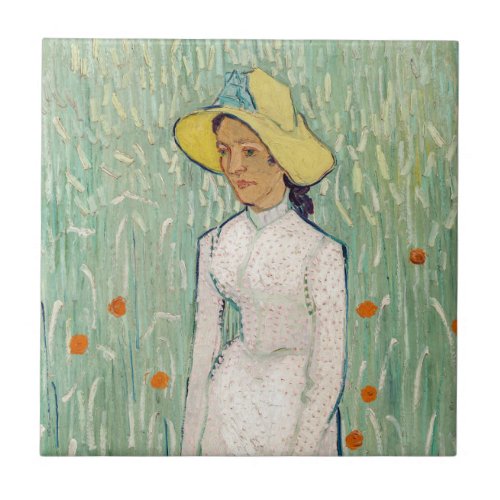 Vincent van Gogh _ Girl in White Ceramic Tile