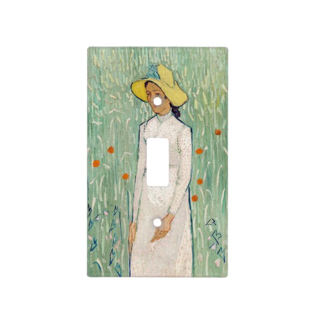Vincent van Gogh - Girl in White Light Switch Cover (Front)