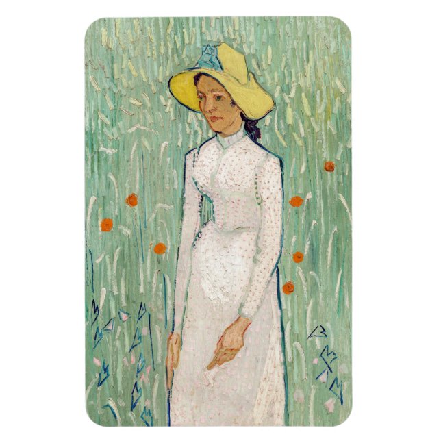 Vincent van Gogh - Girl in White Magnet (Vertical)
