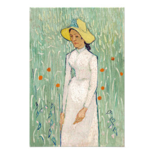 Vincent van Gogh - Girl in White Photo Print