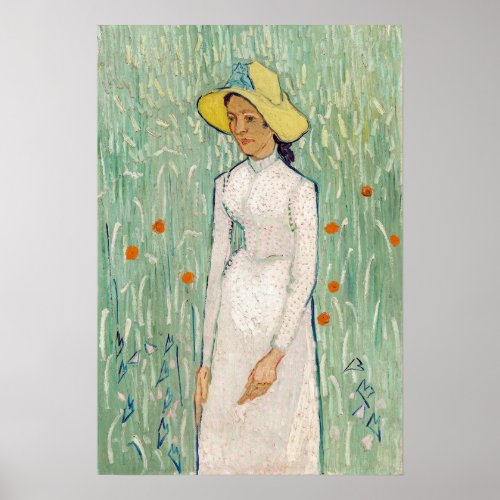 Vincent van Gogh _ Girl in White Poster