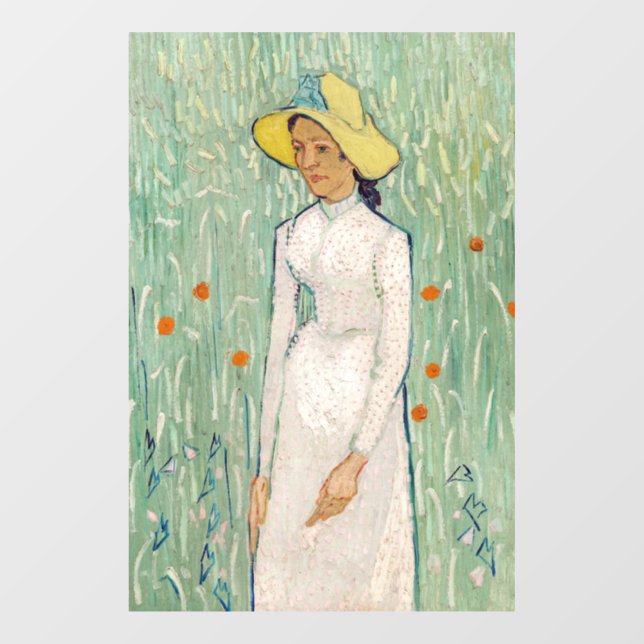 Vincent van Gogh - Girl in White Window Cling (Sheet)