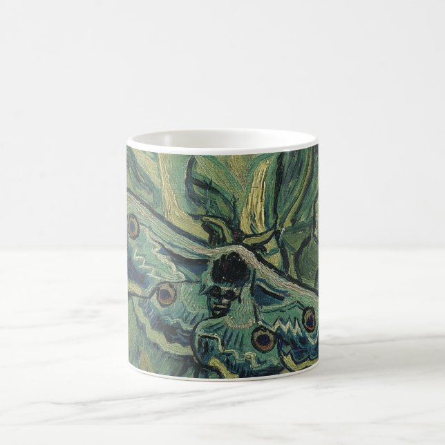 Vincent van Gogh - Great Peacock Moth Coffee Mug (Center)
