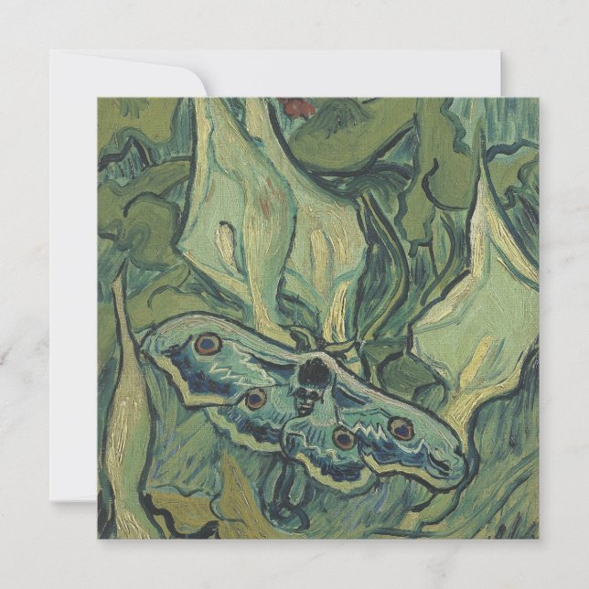 Vincent Van Gogh - Great Peacock Moth Holiday Card (Front)