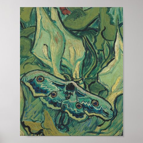 Vincent Van Gogh _ Great Peacock Moth Poster