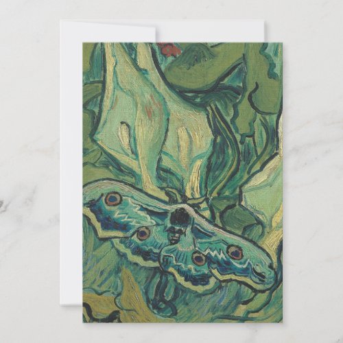 Vincent Van Gogh _ Great Peacock Moth Thank You Card