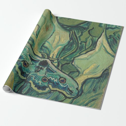 Vincent Van Gogh _ Great Peacock Moth Wrapping Paper