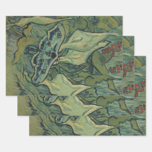 Vincent van Gogh - Great Peacock Moth Wrapping Paper Sheets