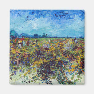 Vincent van Gogh - Green Vineyard Magnet