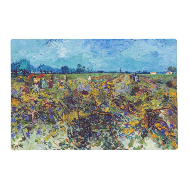 Vincent van Gogh - Green Vineyard Placemat (Front)