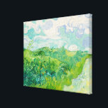 Vincent van Gogh - Green Wheat Field, Auvers Canvas Print<br><div class="desc">Green Wheat Field,  Auvers - Vincent van Gogh,  Oil on Canvas,  1890,  Auvers</div>