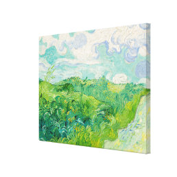 Vincent van Gogh - Green Wheat Field, Auvers Canvas Print