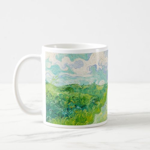 Vincent van Gogh _ Green Wheat Field Auvers Coffee Mug