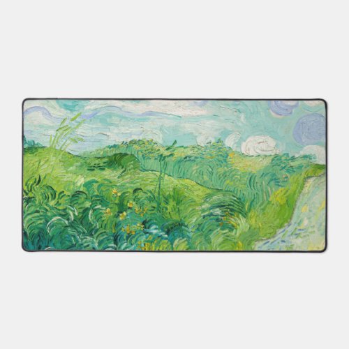 Vincent van Gogh _ Green Wheat Field Auvers Desk Mat