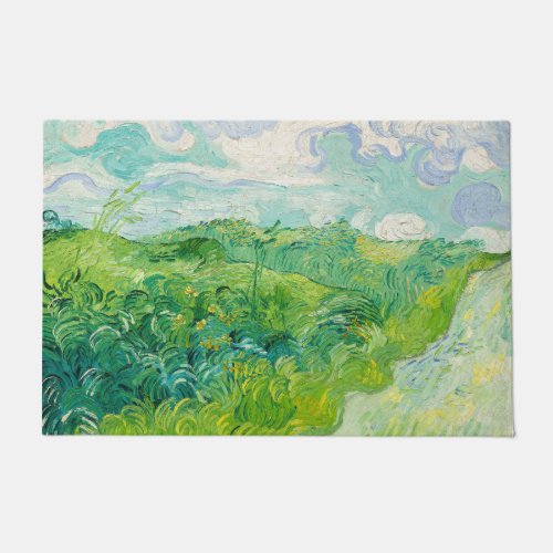 Vincent van Gogh _ Green Wheat Field Auvers Doormat