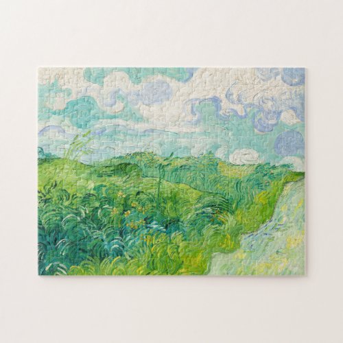 Vincent van Gogh _ Green Wheat Field Auvers Jigsaw Puzzle