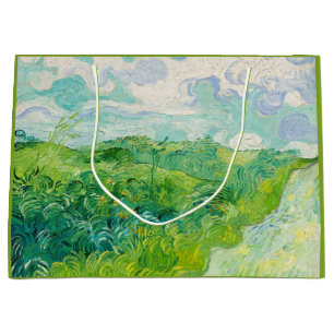 Vincent van Gogh - Green Wheat Field, Auvers Large Gift Bag
