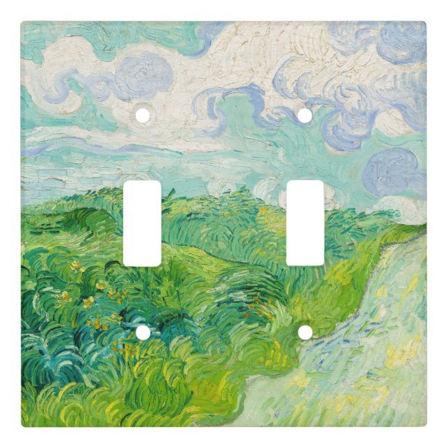 Vincent van Gogh - Green Wheat Field, Auvers Light Switch Cover (Front)
