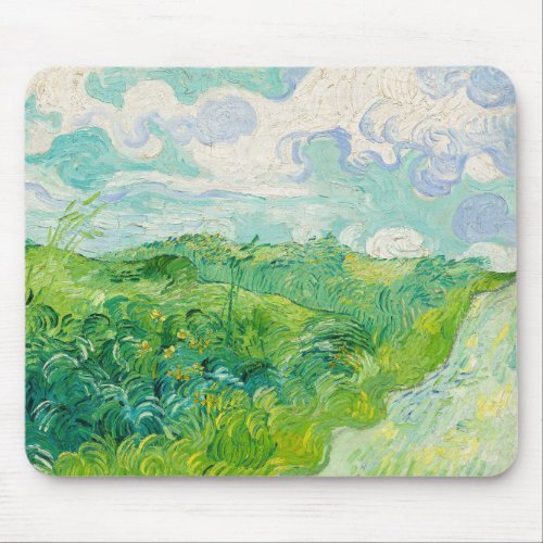 Vincent van Gogh _ Green Wheat Field Auvers Mouse Pad