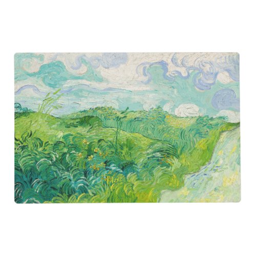 Vincent van Gogh _ Green Wheat Field Auvers Placemat