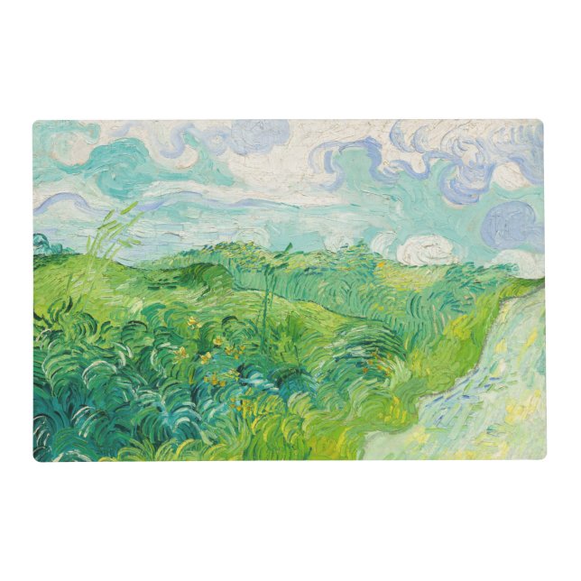 Vincent van Gogh - Green Wheat Field, Auvers Placemat (Front)
