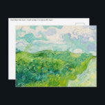 Vincent van Gogh - Green Wheat Field, Auvers Postcard<br><div class="desc">Green Wheat Field,  Auvers - Vincent van Gogh,  Oil on Canvas,  1890,  Auvers</div>