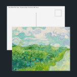 Vincent van Gogh - Green Wheat Field, Auvers Postcard<br><div class="desc">Green Wheat Field,  Auvers - Vincent van Gogh,  Oil on Canvas,  1890,  Auvers</div>