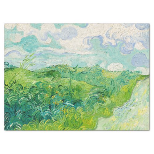 Vincent van Gogh _ Green Wheat Field Auvers Tissue Paper