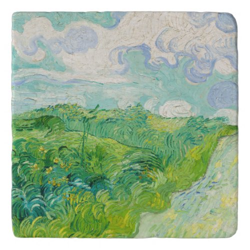 Vincent van Gogh _ Green Wheat Field Auvers Trivet