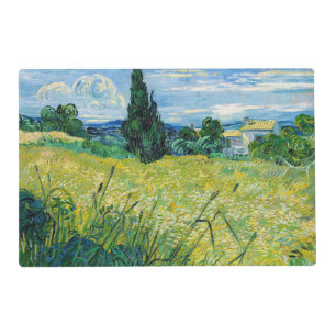 Vincent van Gogh - Green Wheat Field with Cypress Placemat