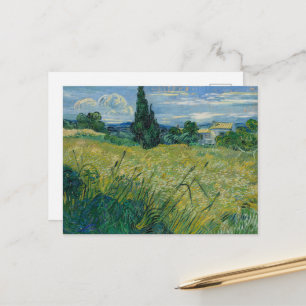 Vincent Van Gogh, Green Wheat Field with Cypress Postcard