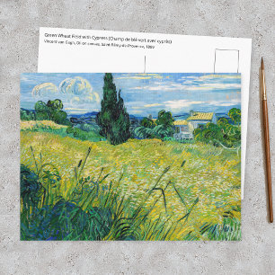 Vincent van Gogh - Green Wheat Field with Cypress Postcard